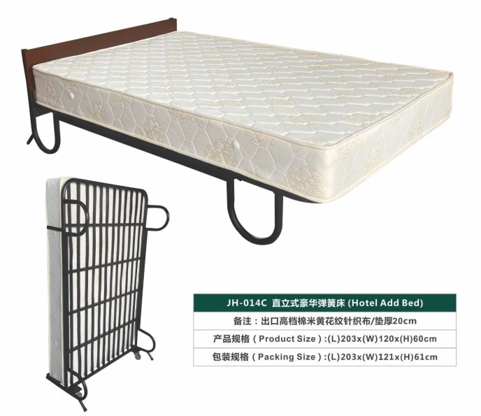 Letto extra verticale con rotelle a 360 gradi per resort